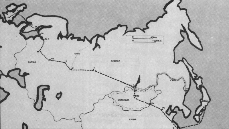 Milne's Overland Journey 1875-76